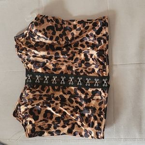 Fashion nova Cheetah print corset top
